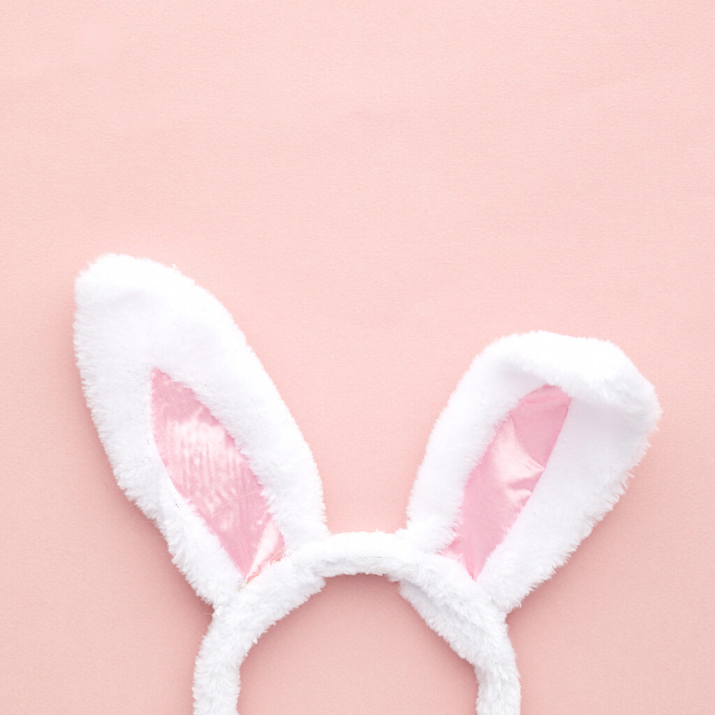 Easter Family Portrait Studio Bunny Ears