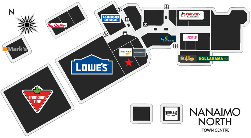 Galaxy Cinemas Nanaimo North Town Centre Shopping Mall